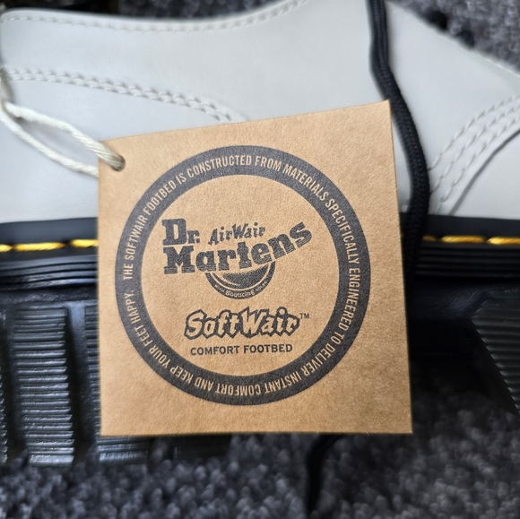 DR. MARTENS AUDRICK PLATFORM DERBY WOMEN'S SHOES COBBLESTONE GREY SIZE 7 - Picture 9 of 9